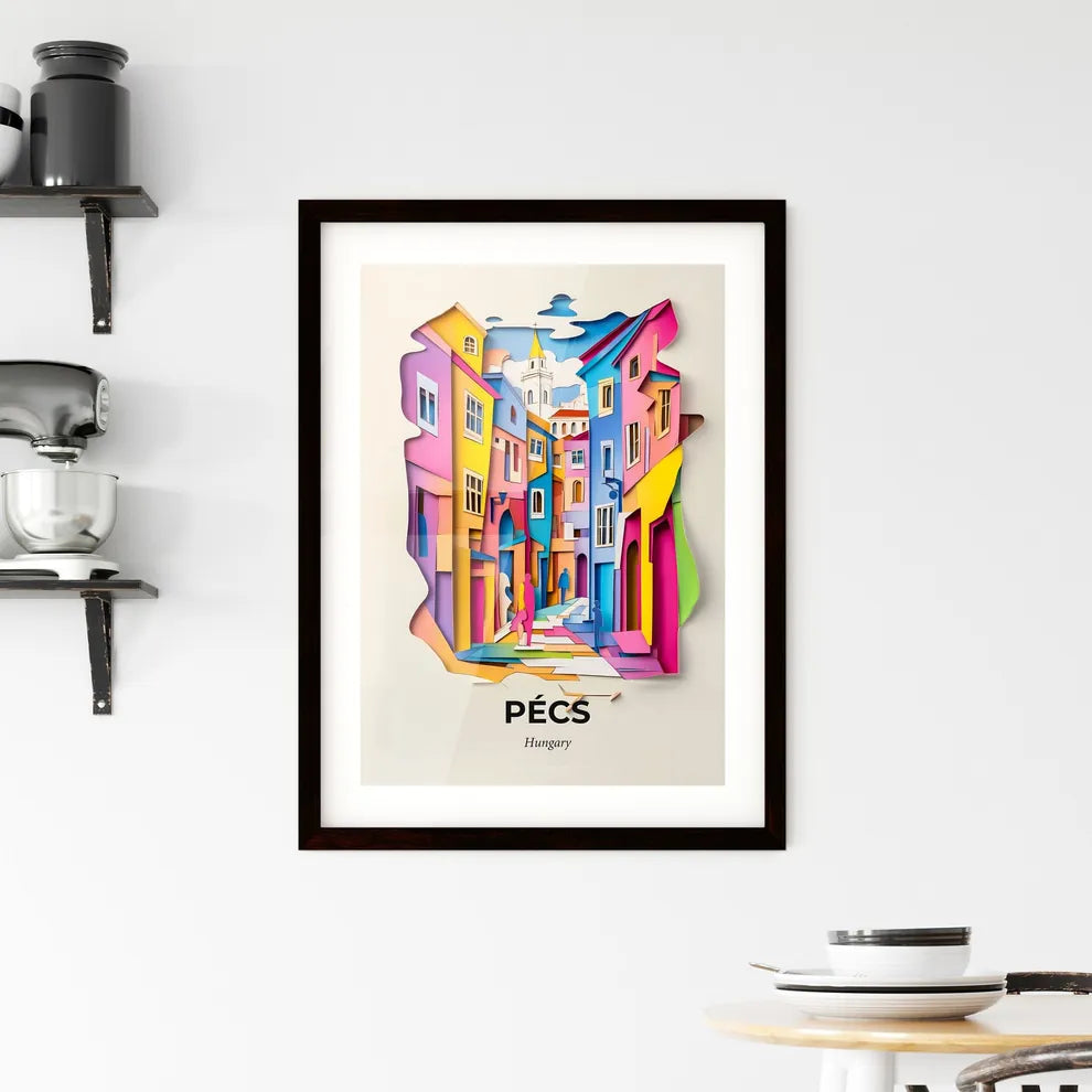 Vivid Pécs, Hungary, Framed Wall Art