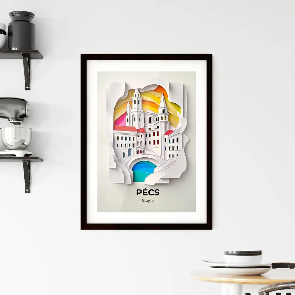 Vivid Pécs, Hungary, Framed Wall Art