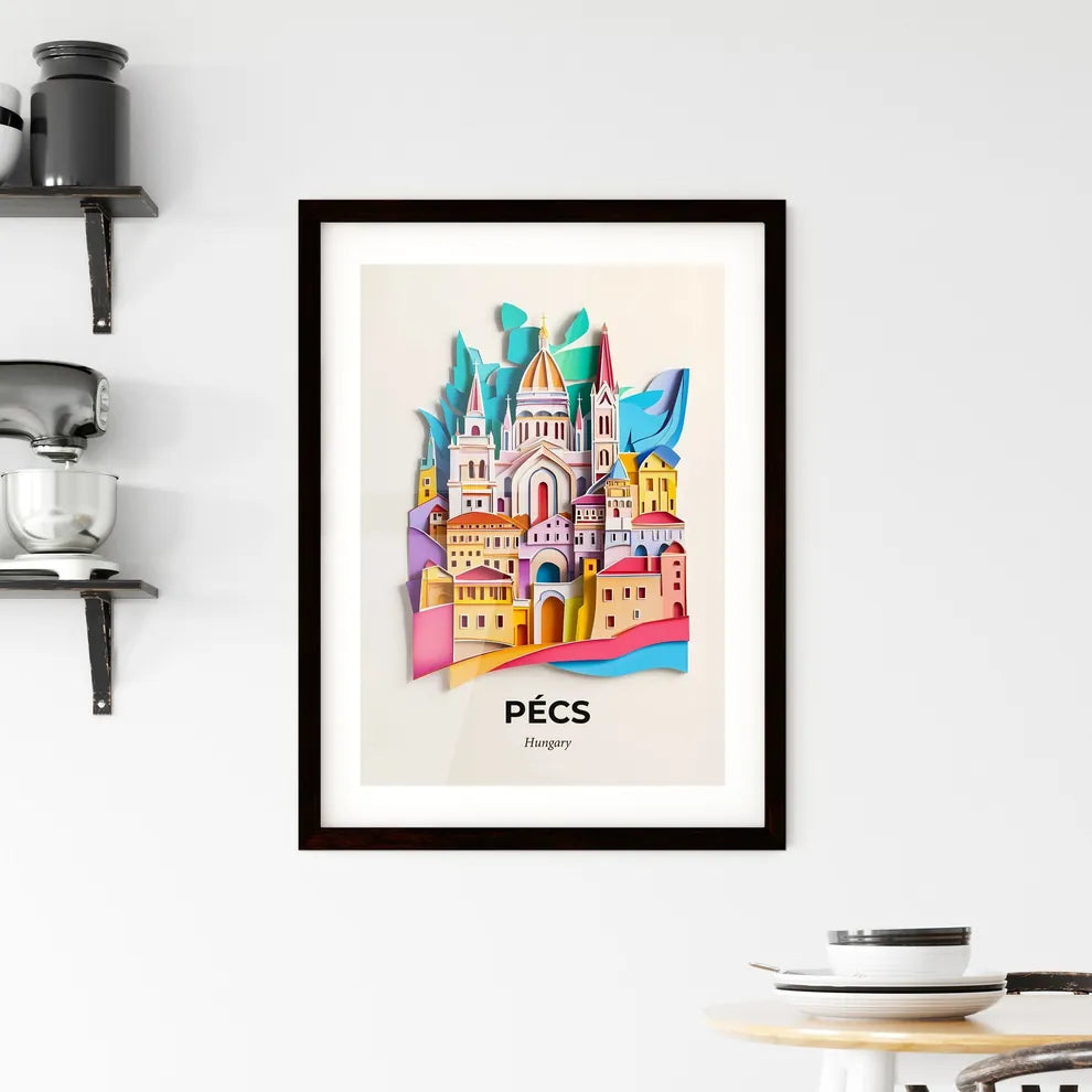 Vivid Pécs, Hungary, Framed Wall Art