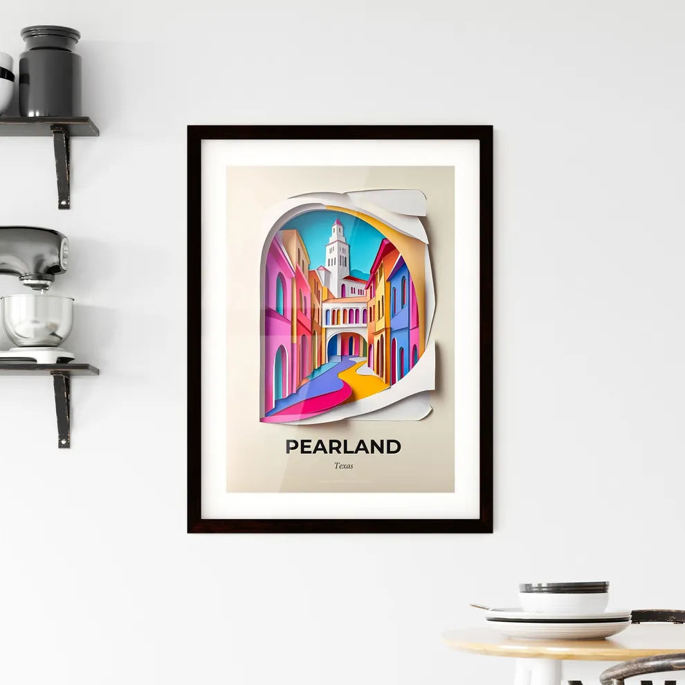 Vivid Pearland, Texas, Framed Wall Art