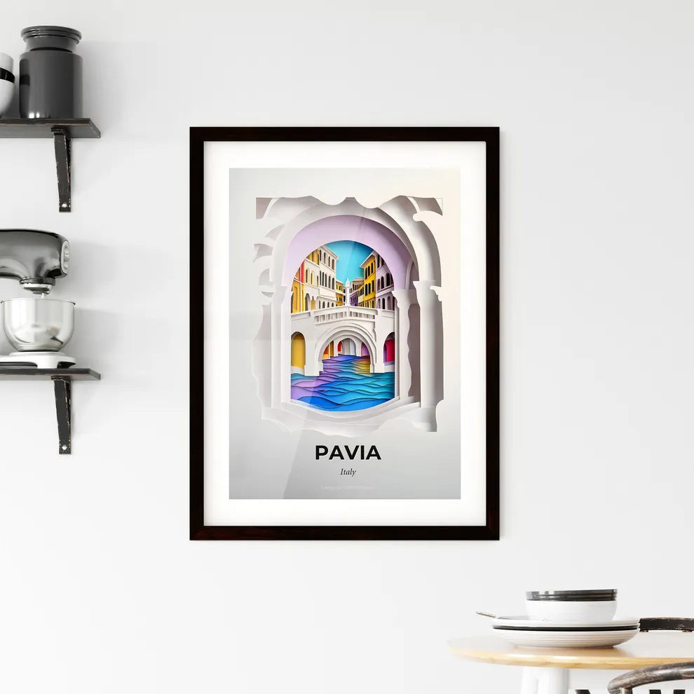 Vivid Pavia, Italy, Framed Wall Art
