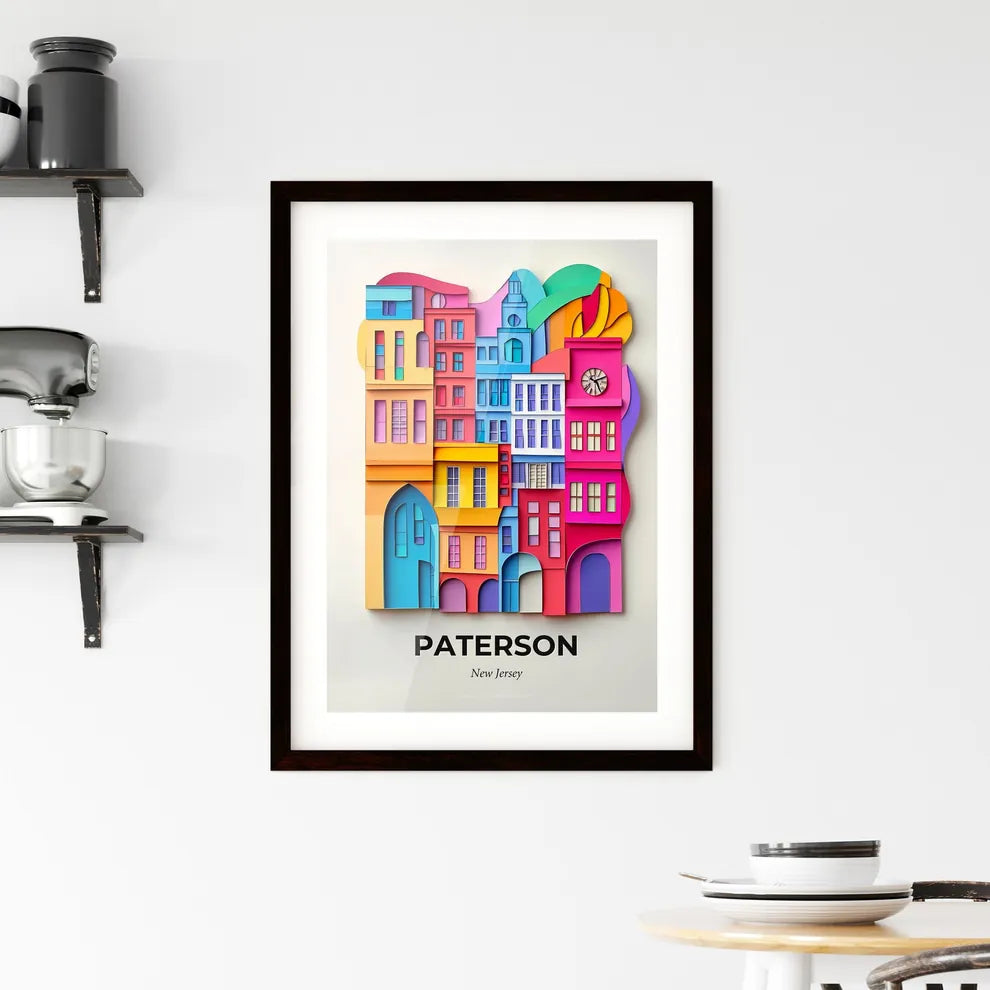 Vivid Paterson, New Jersey, Framed Wall Art