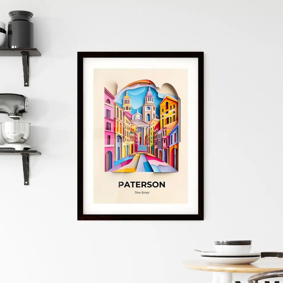 Vivid Paterson, New Jersey, Framed Wall Art