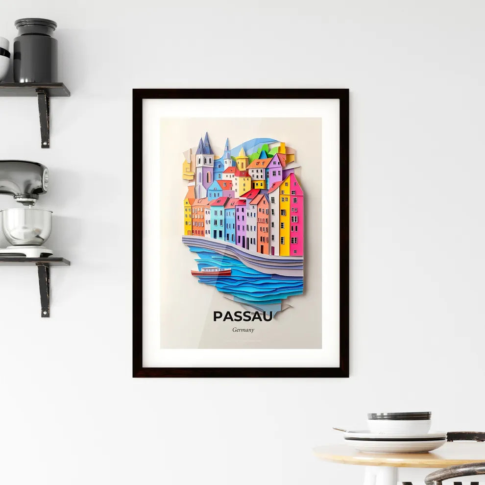 Vivid Passau, Germany, Framed Wall Art