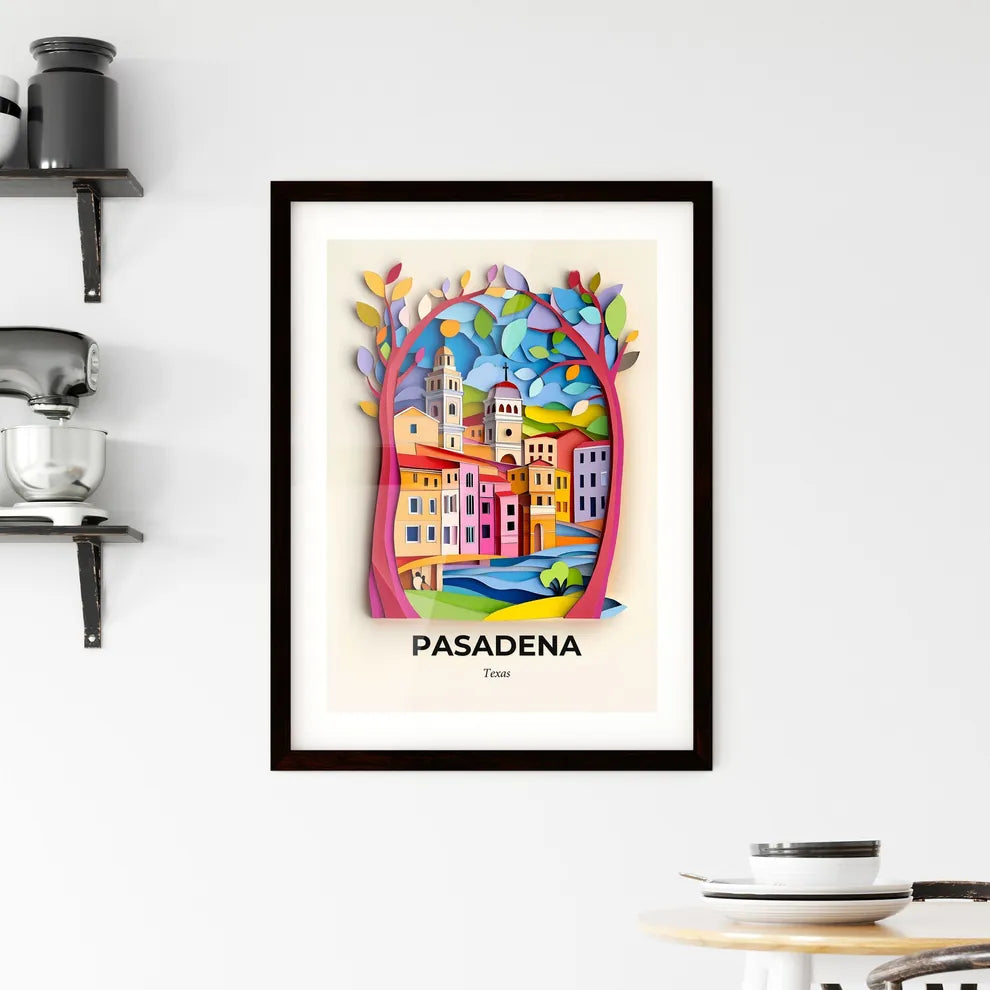 Vivid Pasadena, Texas, Framed Wall Art