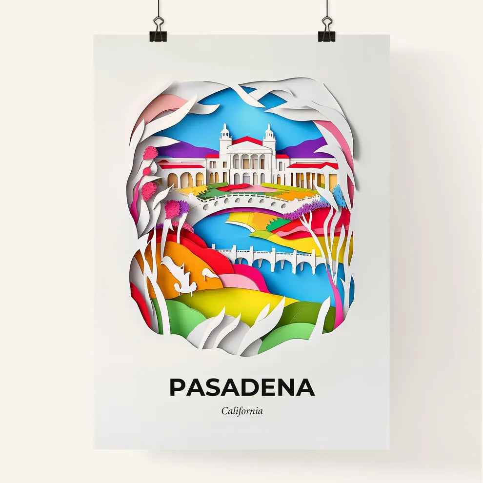 Vivid Pasadena, California, Colorful Poster