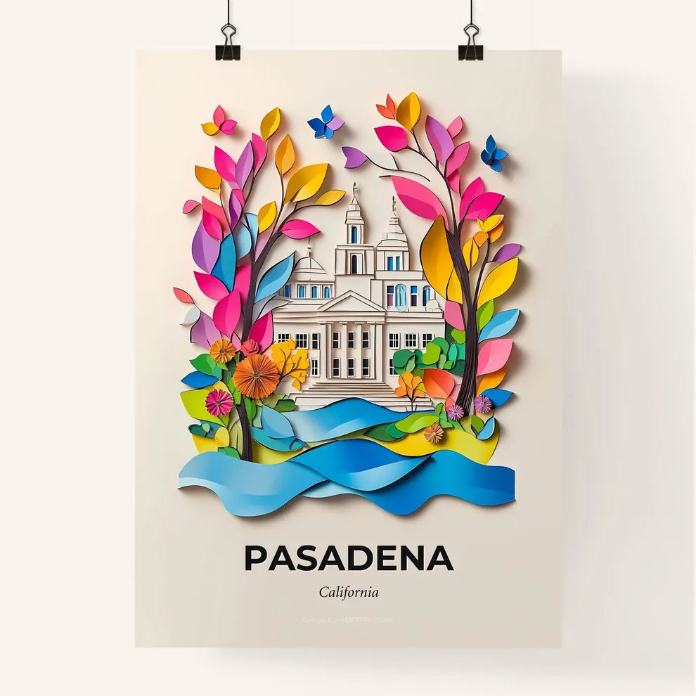Vivid Pasadena, California, Colorful Poster