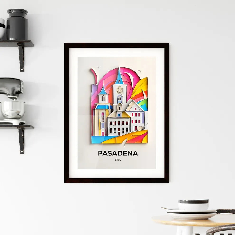 Vivid Pasadena, Texas, Framed Wall Art