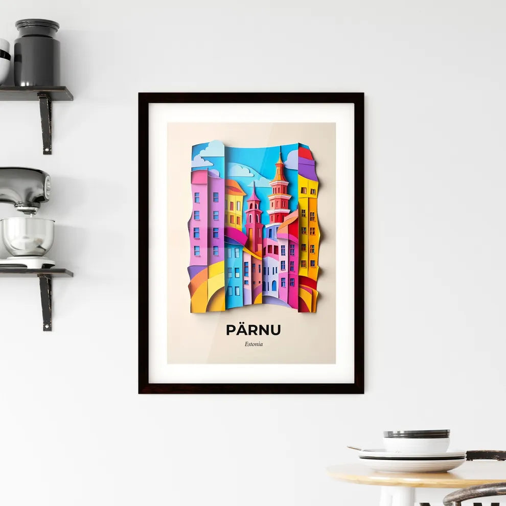 Vivid Pärnu, Estonia, Framed Wall Art