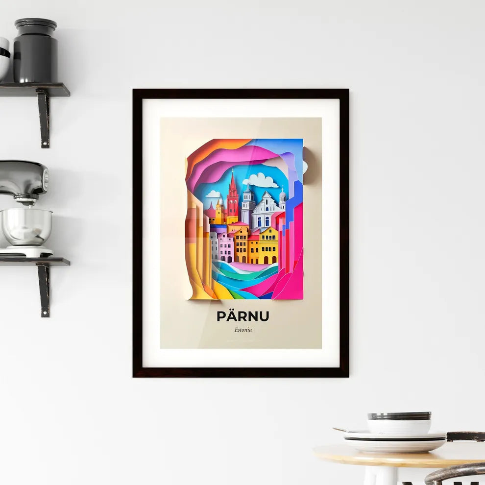 Vivid Pärnu, Estonia, Framed Wall Art