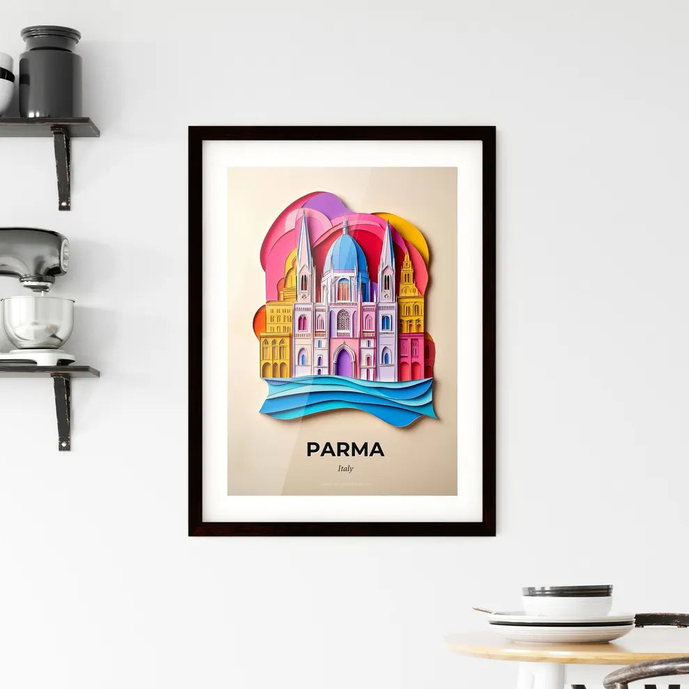 Vivid Parma, Italy, Framed Wall Art