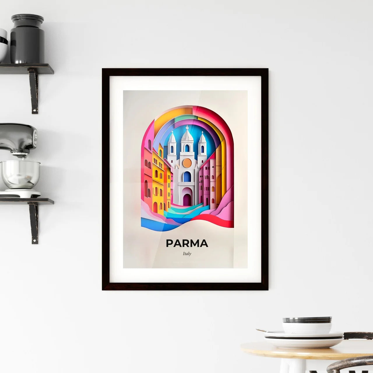Vivid Parma, Italy, Framed Wall Art
