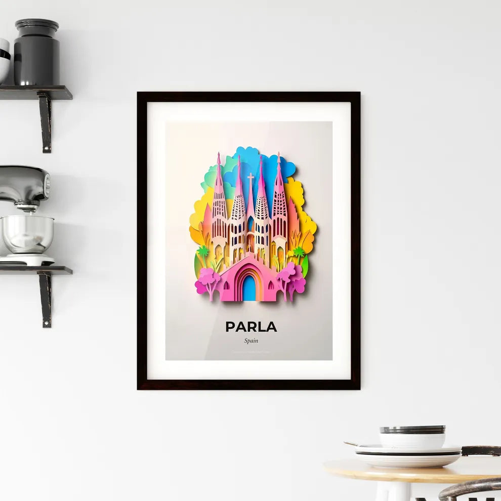 Vivid Parla, Spain, Framed Wall Art