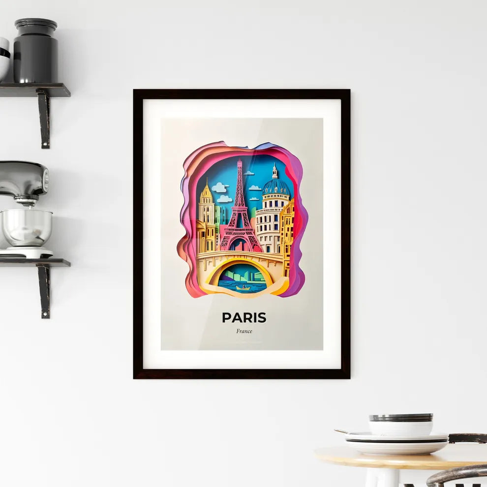 Vivid Paris, France, Framed Wall Art