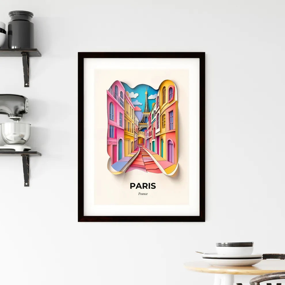 Vivid Paris, France, Framed Wall Art