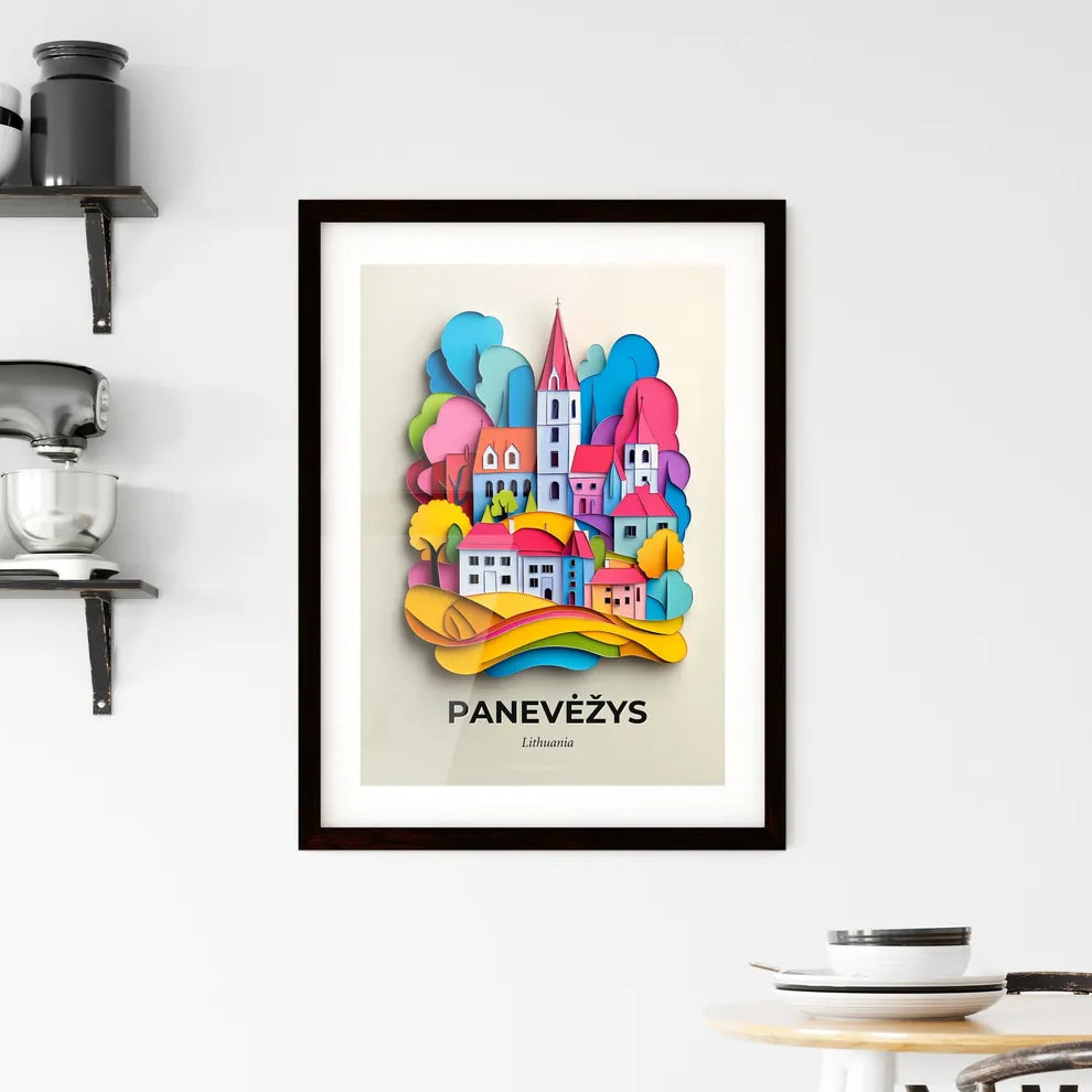Vivid Panevėžys, Lithuania, Framed Wall Art