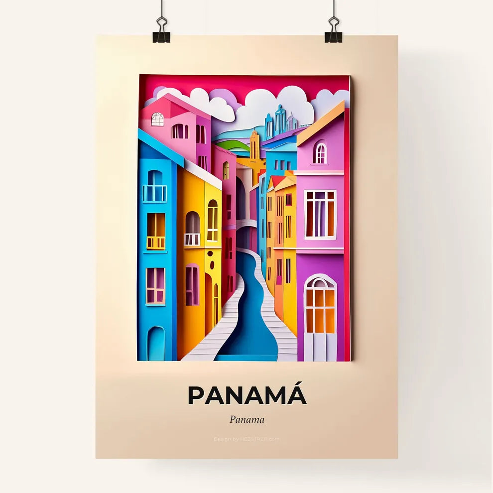 Vivid Panamá, Panama, Colorful Poster