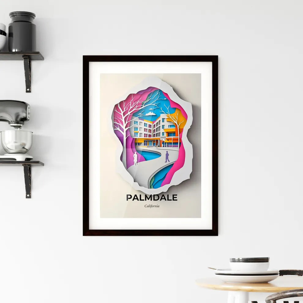 Vivid Palmdale, California, Framed Wall Art