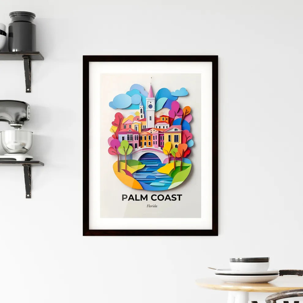 Vivid Palm Coast, Florida, Framed Wall Art