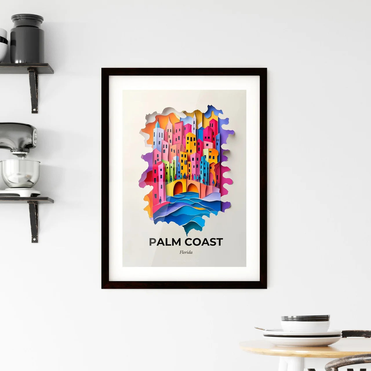 Vivid Palm Coast, Florida, Framed Wall Art