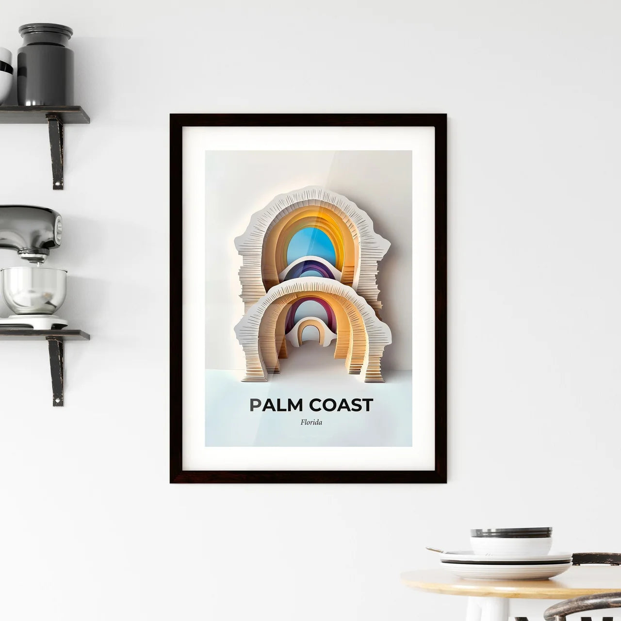 Vivid Palm Coast, Florida, Framed Wall Art