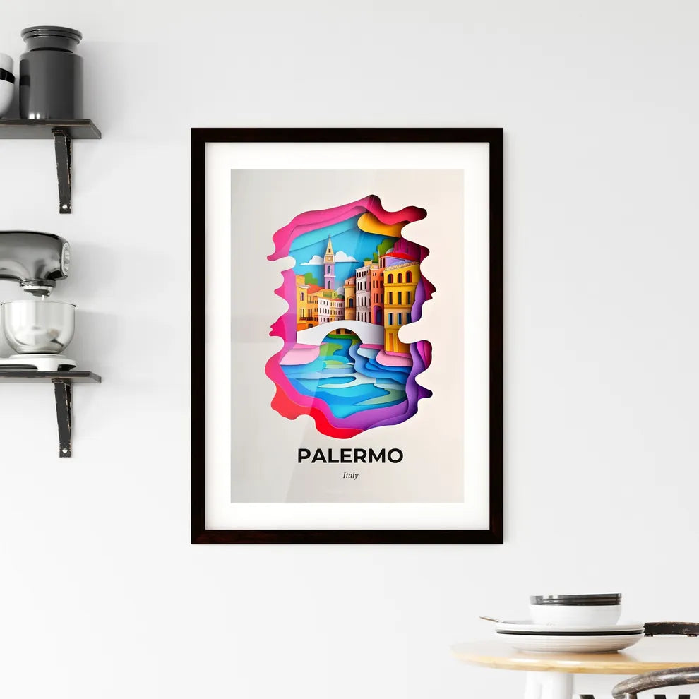 Vivid Palermo, Italy, Framed Wall Art