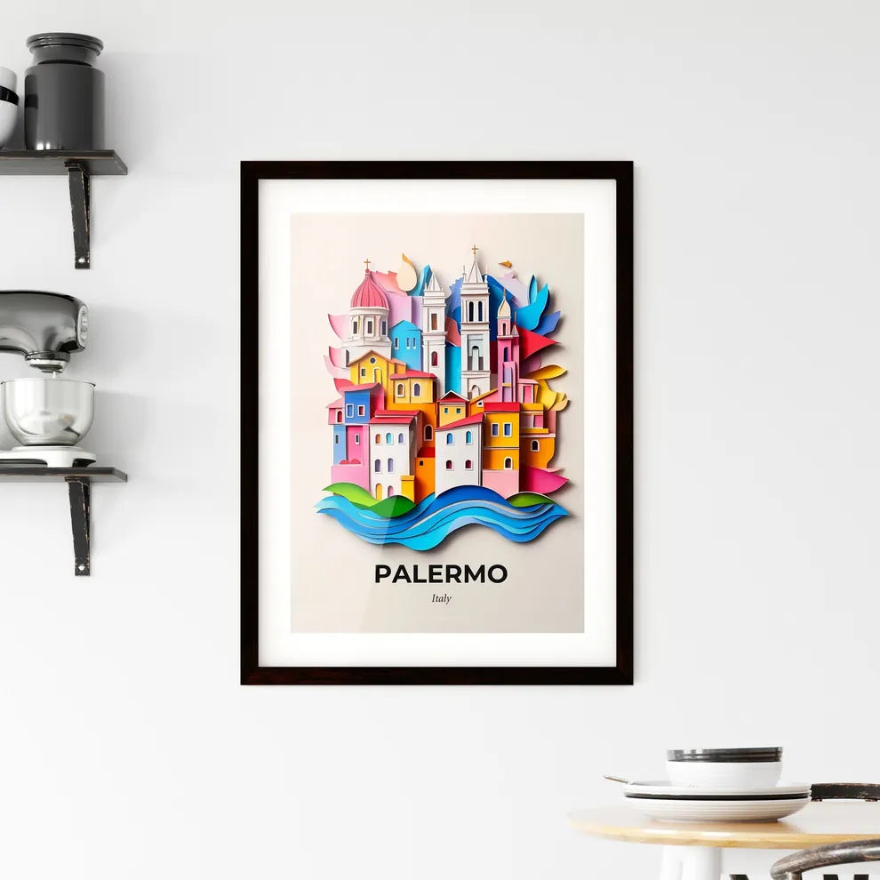 Vivid Palermo, Italy, Framed Wall Art