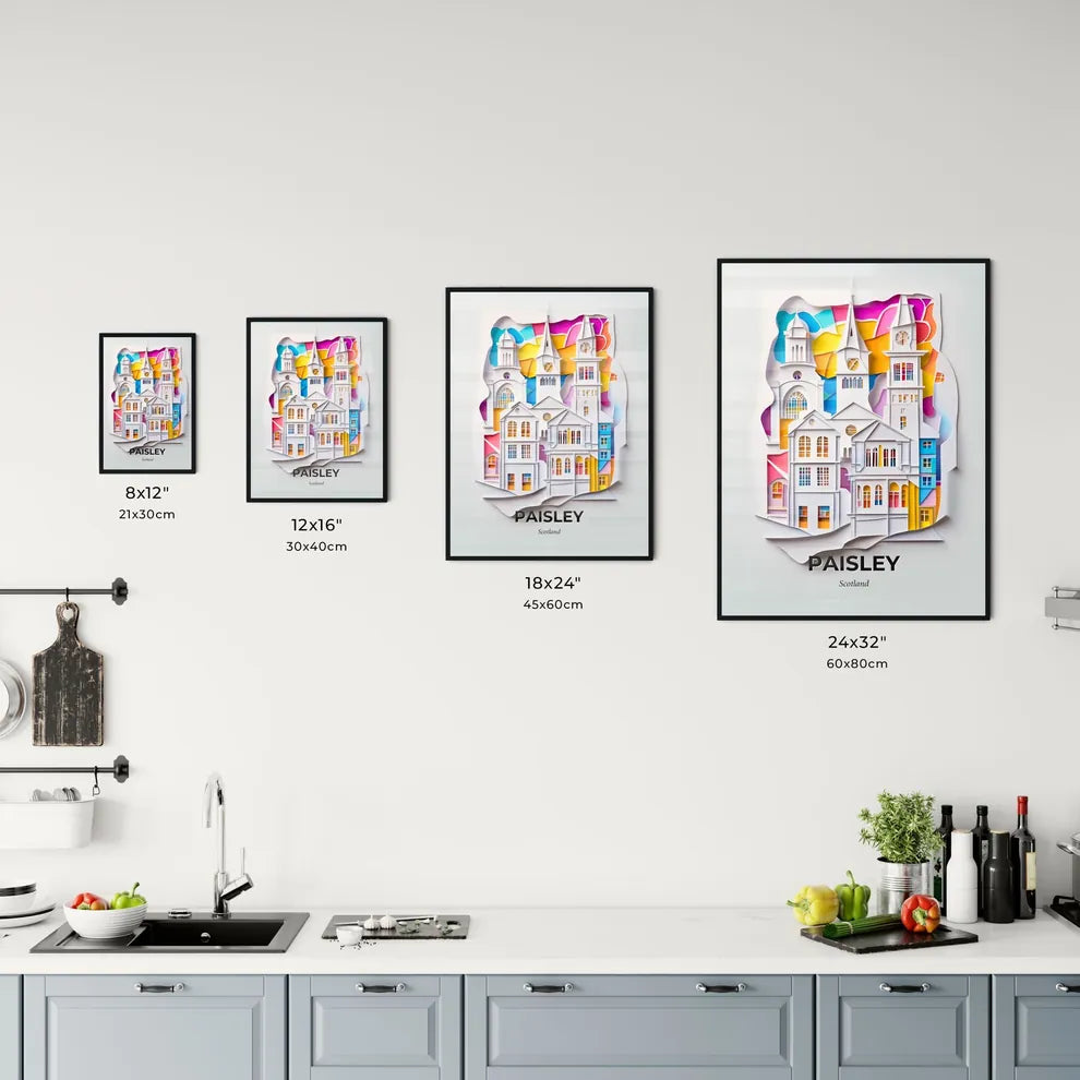 Vivid Paisley, Scotland, Kitchen Art