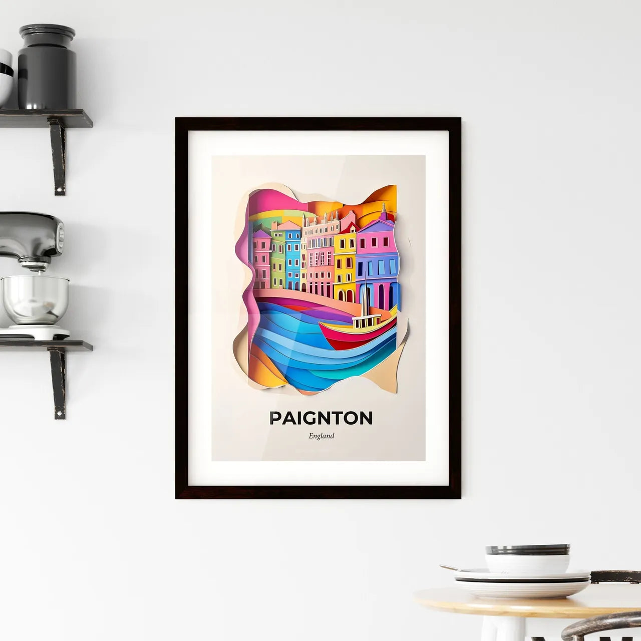 Vivid Paignton, England, Framed Wall Art