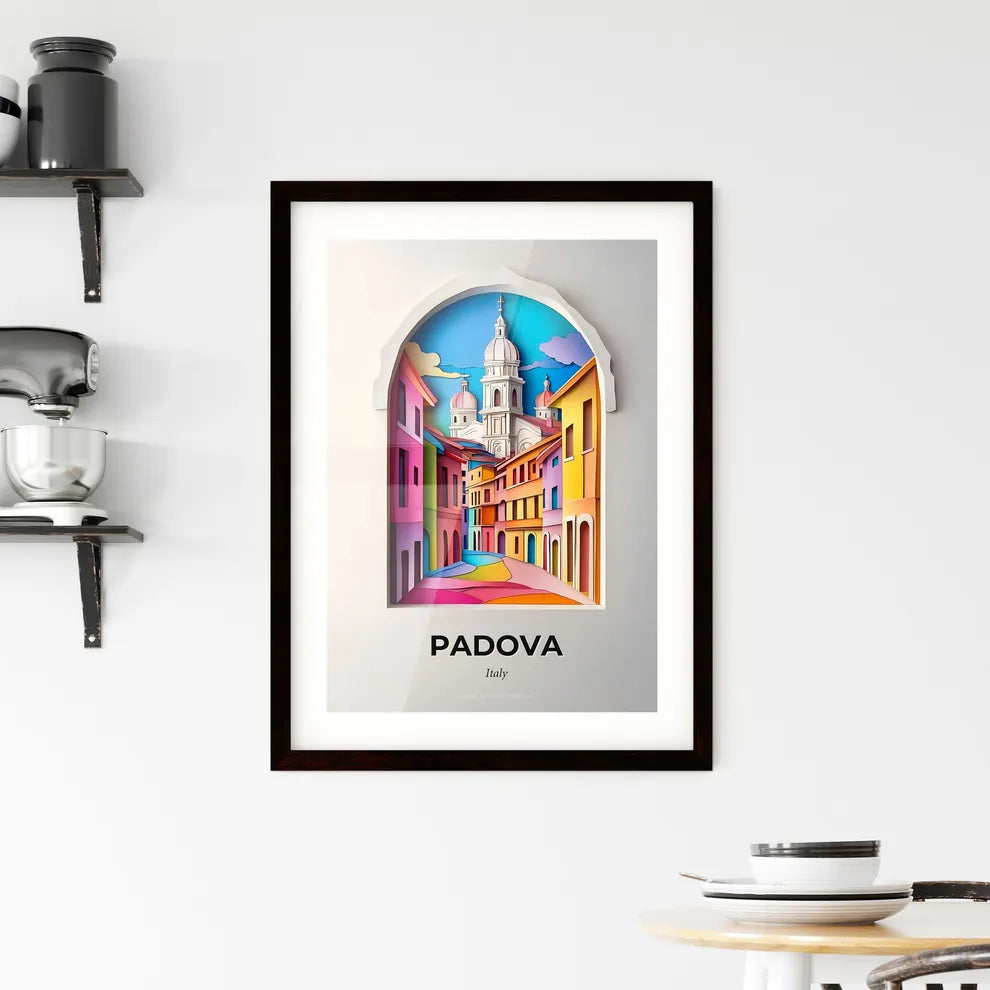 Vivid Padua, Italy, Framed Wall Art