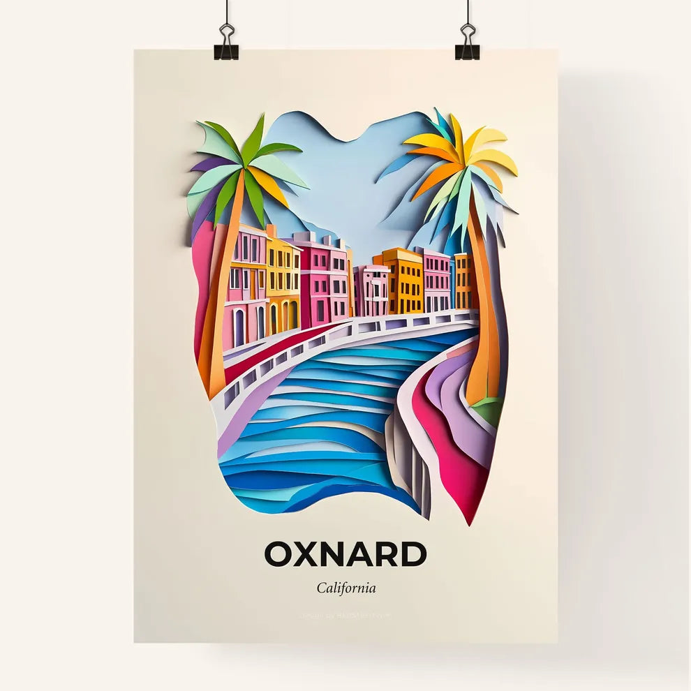 Vivid Oxnard, California, Colorful Poster
