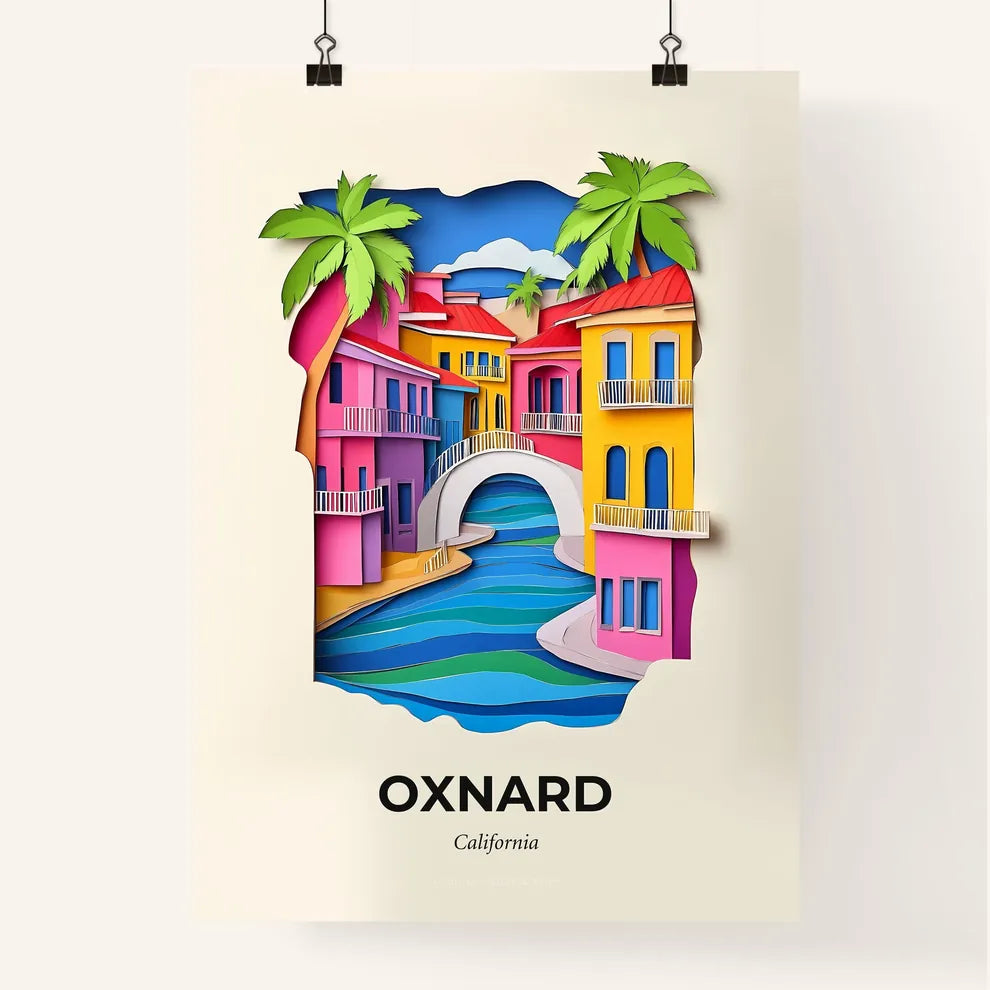 Vivid Oxnard, California, Colorful Poster