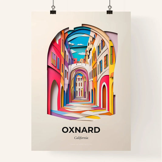 Vivid Oxnard, California, Colorful Poster