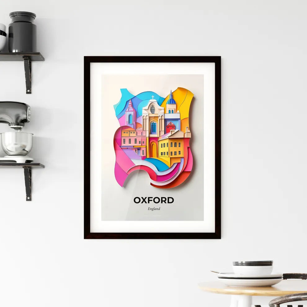 Vivid Oxford, England, Framed Wall Art
