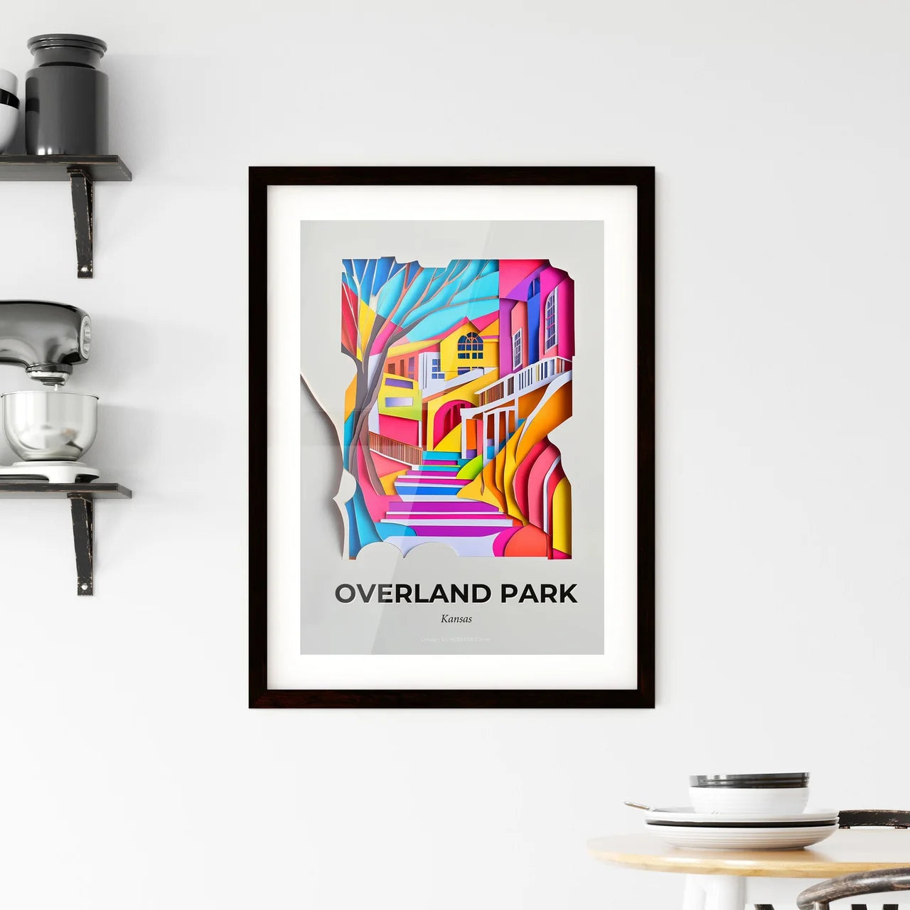 Vivid Overland Park, Kansas, Framed Wall Art