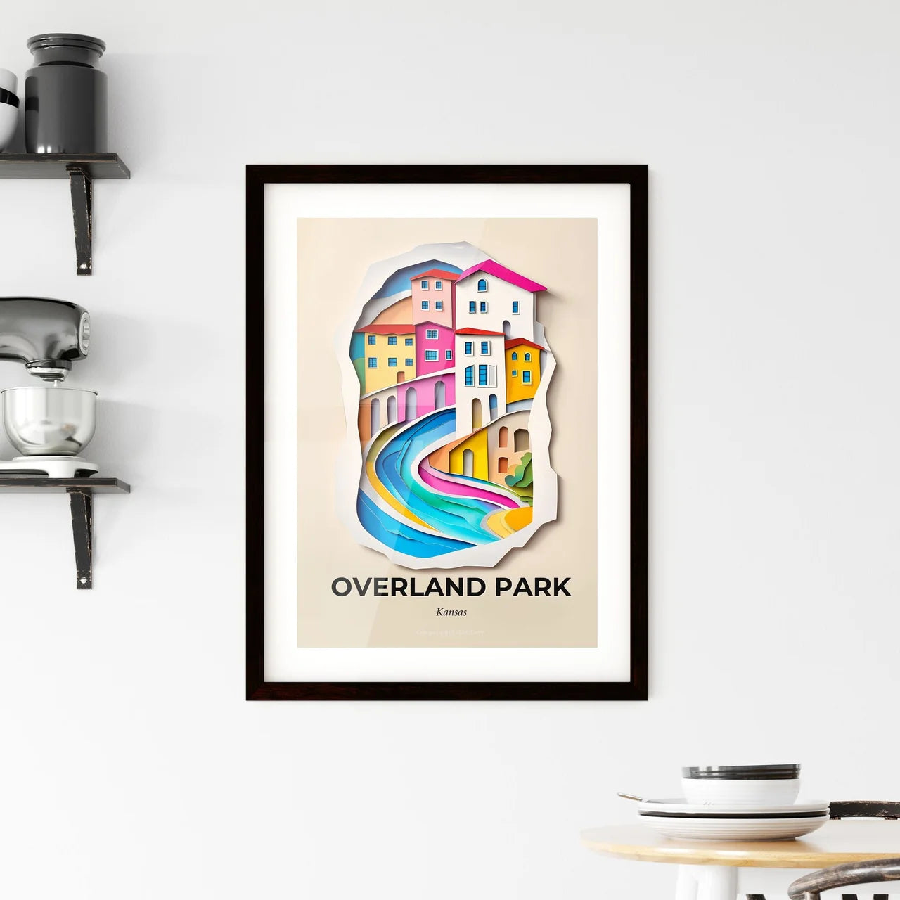 Vivid Overland Park, Kansas, Framed Wall Art