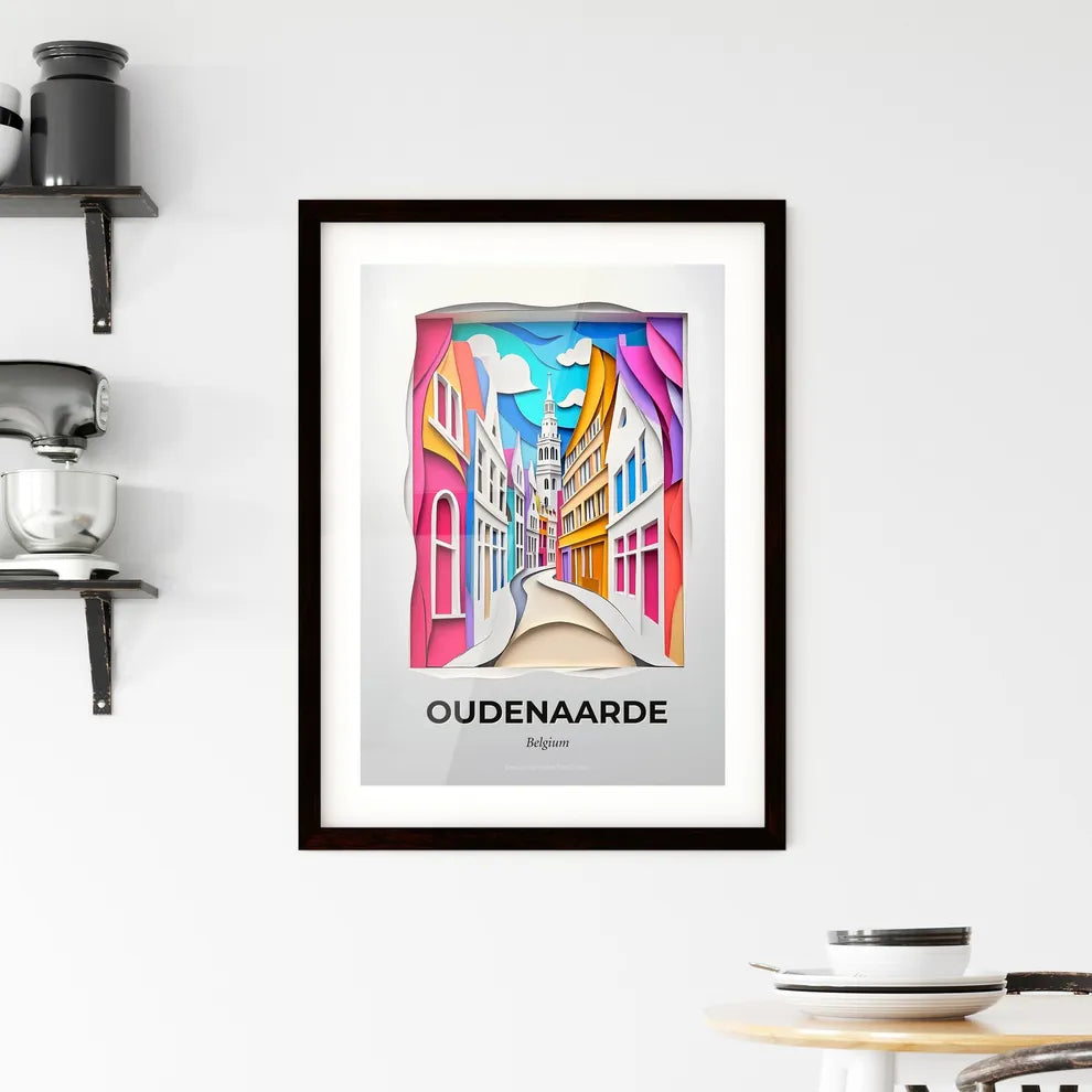 Vivid Oudenaarde , Belgium, Framed Wall Art