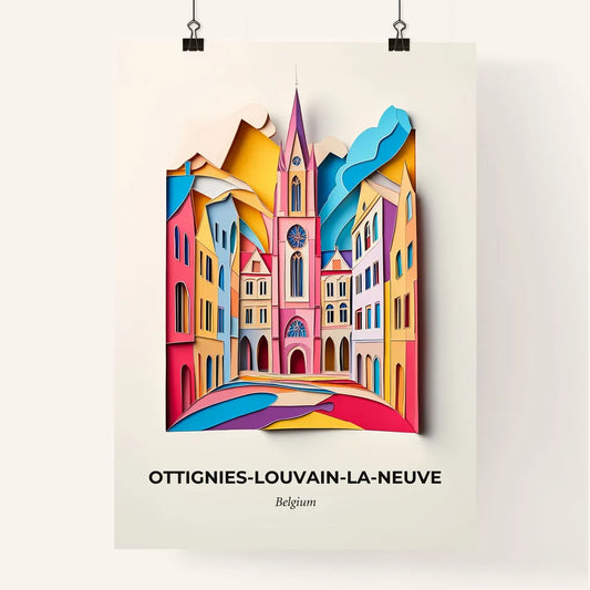 Vivid Ottignie, Colorful Poster