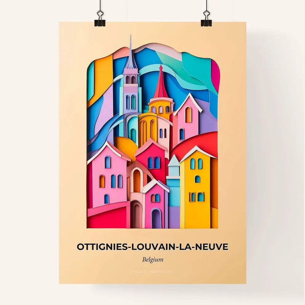 Vivid Ottignie, Colorful Poster
