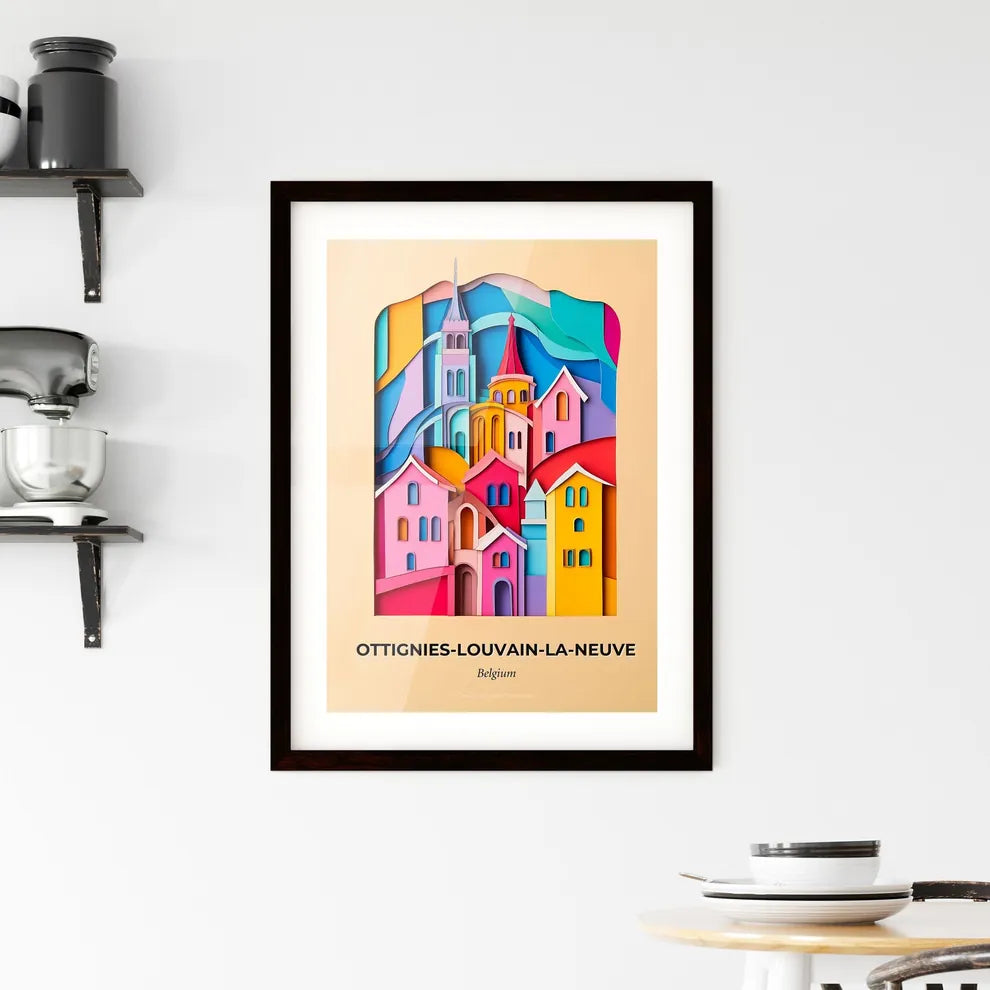 Vivid Ottignie, Framed Wall Art