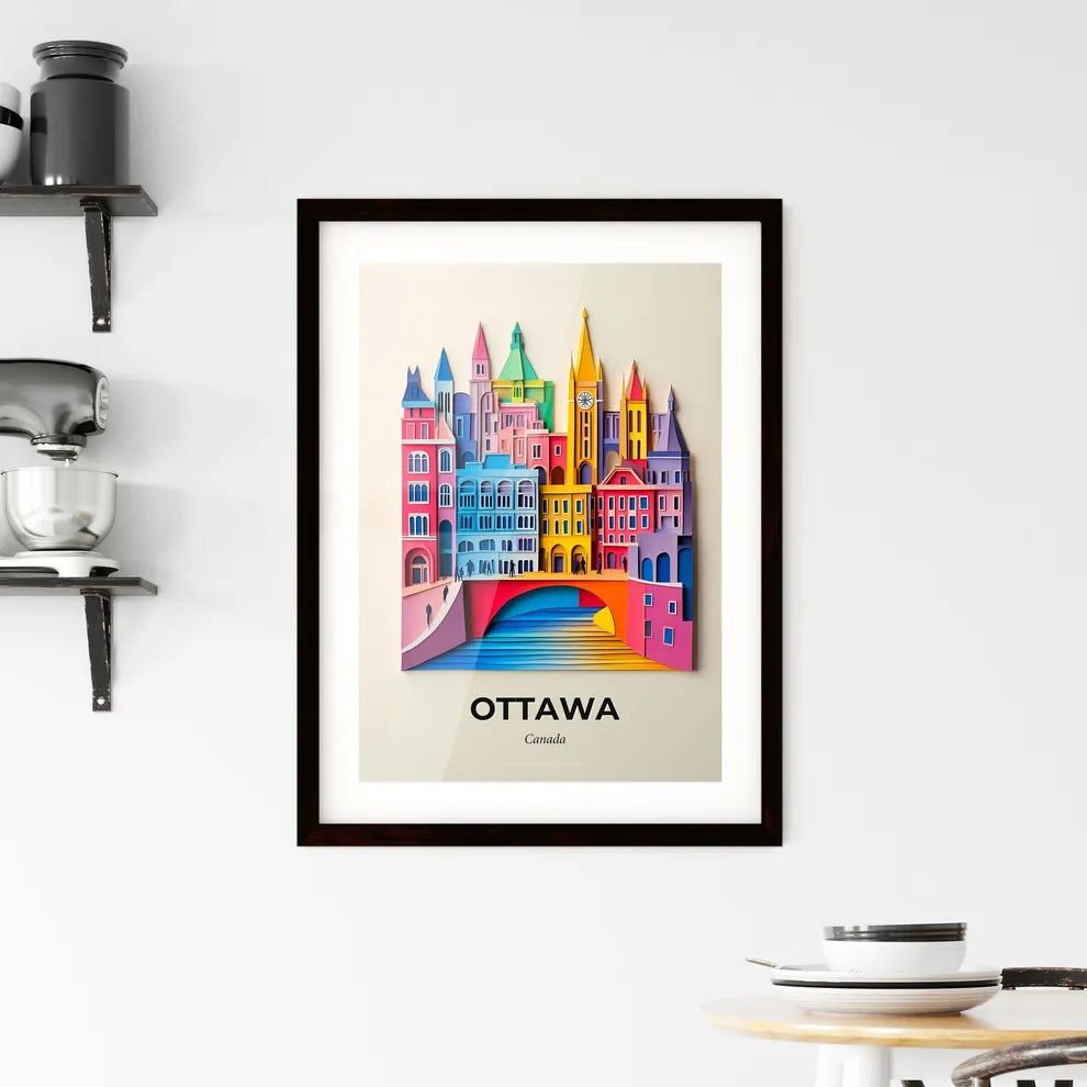 Vivid Ottawa, Canada, Framed Wall Art