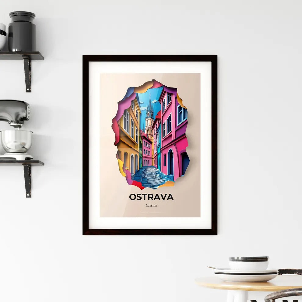 Vivid Ostrava, Czechia, Framed Wall Art
