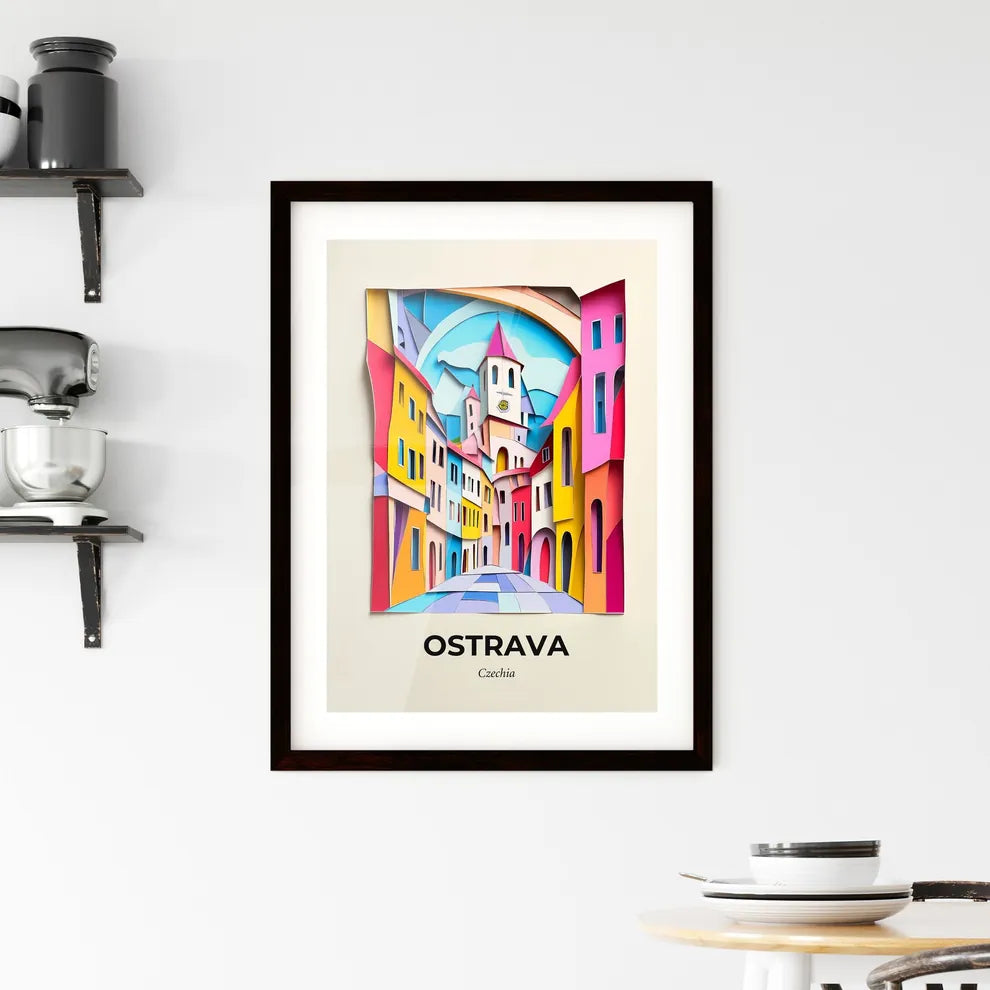 Vivid Ostrava, Czechia, Framed Wall Art