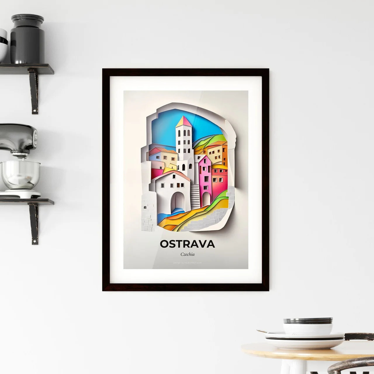 Vivid Ostrava, Czechia, Framed Wall Art