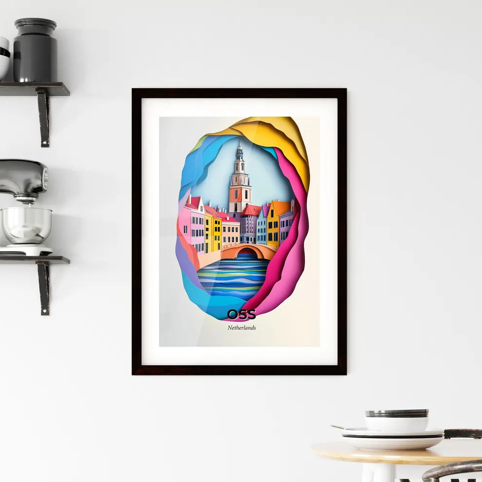 Vivid Oss, Netherlands, Framed Wall Art