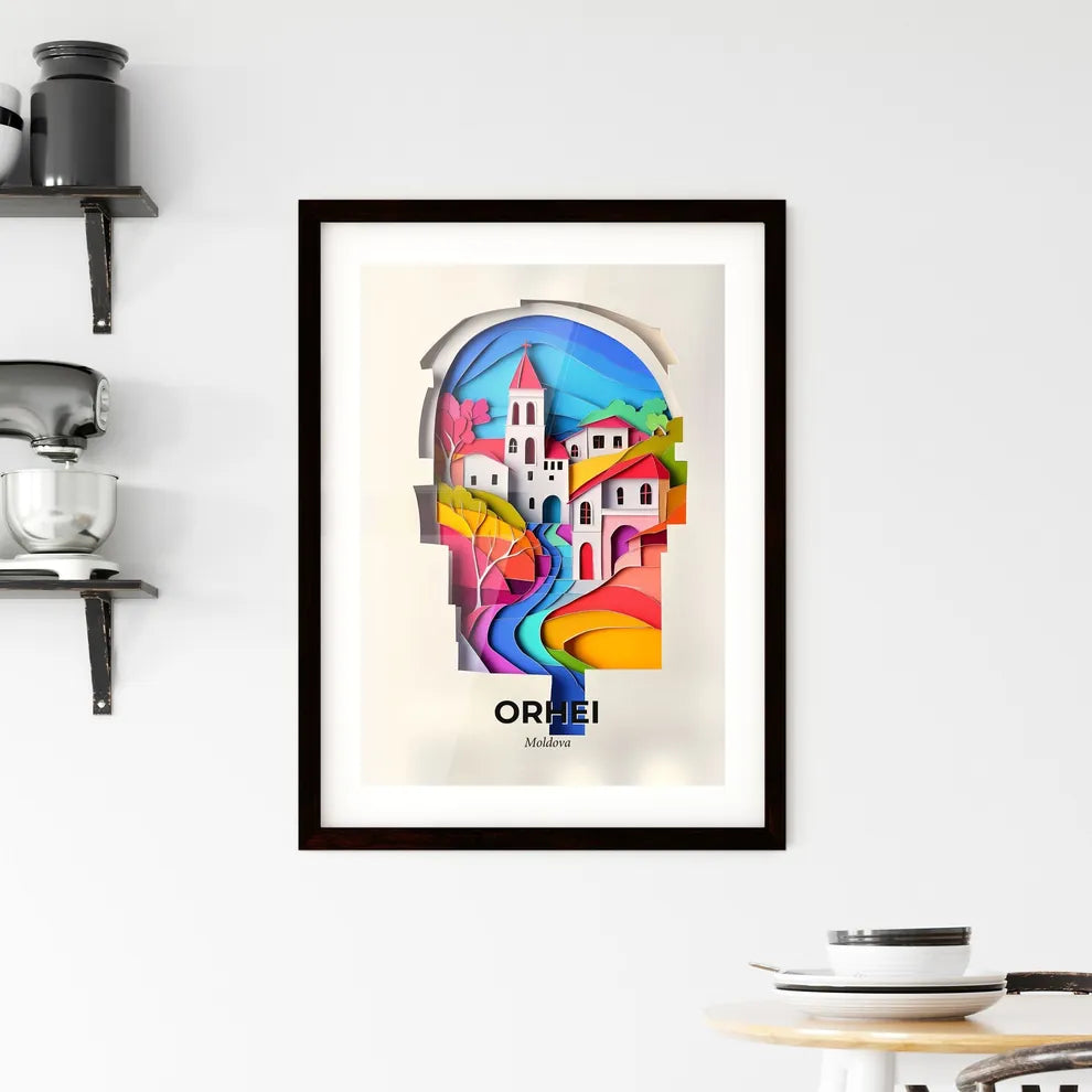 Vivid Orhei, Moldova, Framed Wall Art