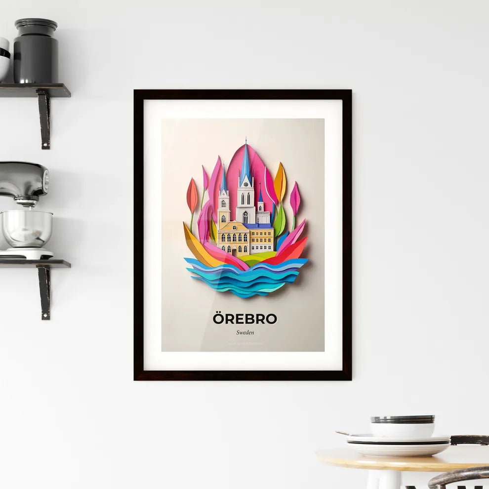 Vivid Örebro, Sweden, Framed Wall Art