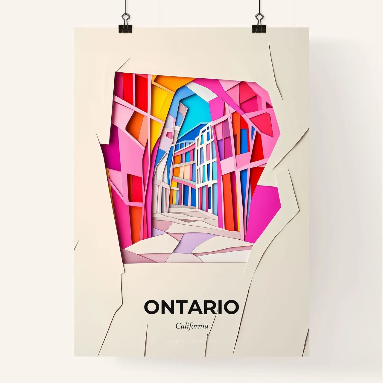 Vivid Ontario, California, Colorful Poster