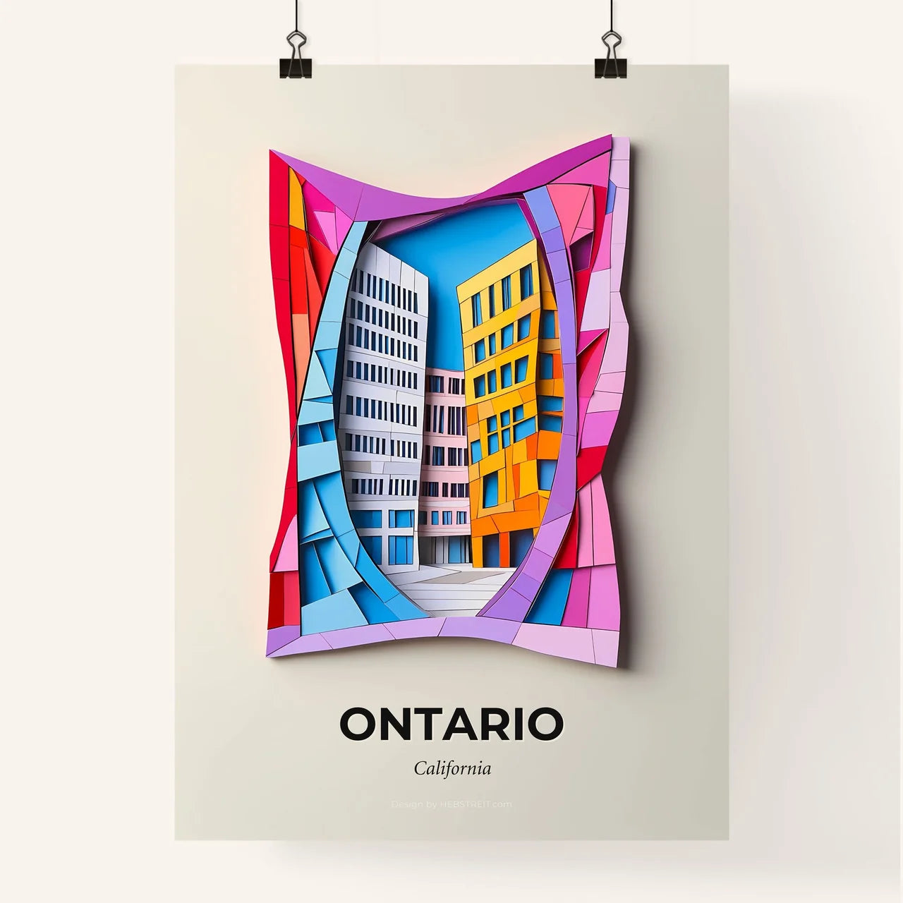 Vivid Ontario, California, Colorful Poster