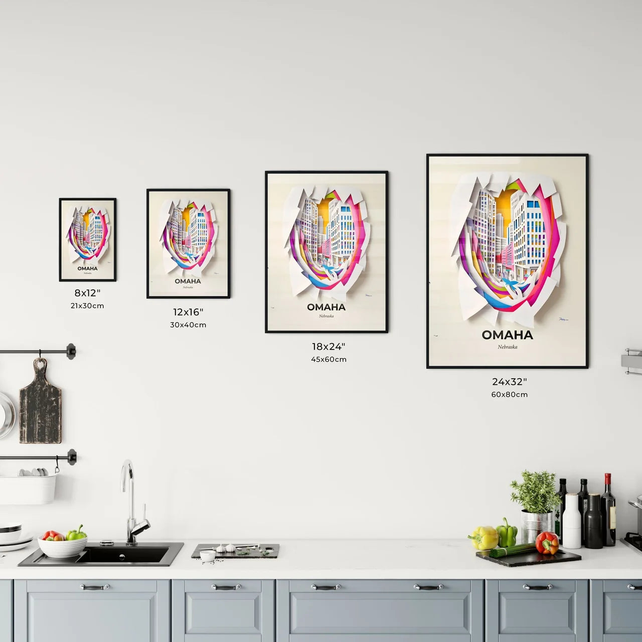 Vivid Omaha, Nebraska, Kitchen Art